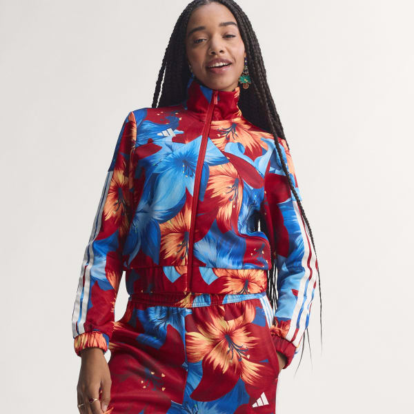 ADIDAS x FARM RIO HOUSE OF TIRO TRACK TOP - Blue | Free Shipping