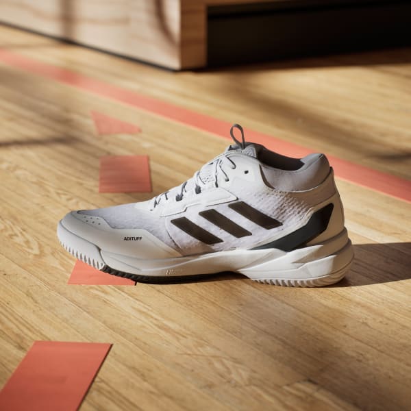 adidas Crazyflight 6 Mid Indoor Shoes - White | Free Shipping with