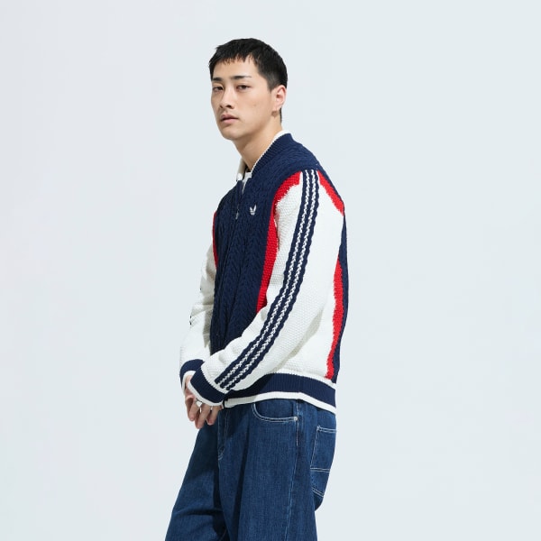 アディダス レトロ リミックス カーディガン - ブルー | アディダス