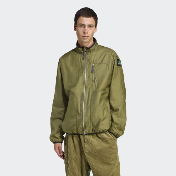 ADIDAS EQUIPMENT REVERSIBLE CORDUROY JACKET - Green | Free