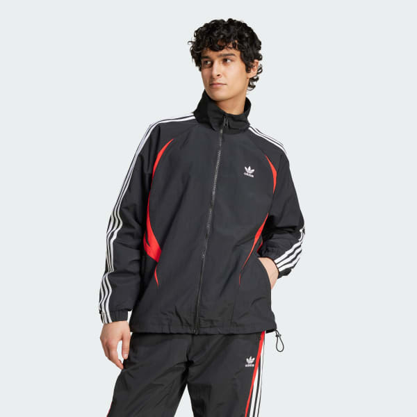 adidas Archive Track Top - Black | adidas New Zealand