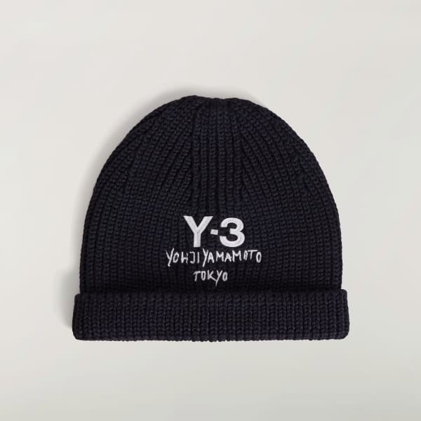 adidas Y-3 Chunky Knit Beanie - Black | Free Shipping with adiClub
