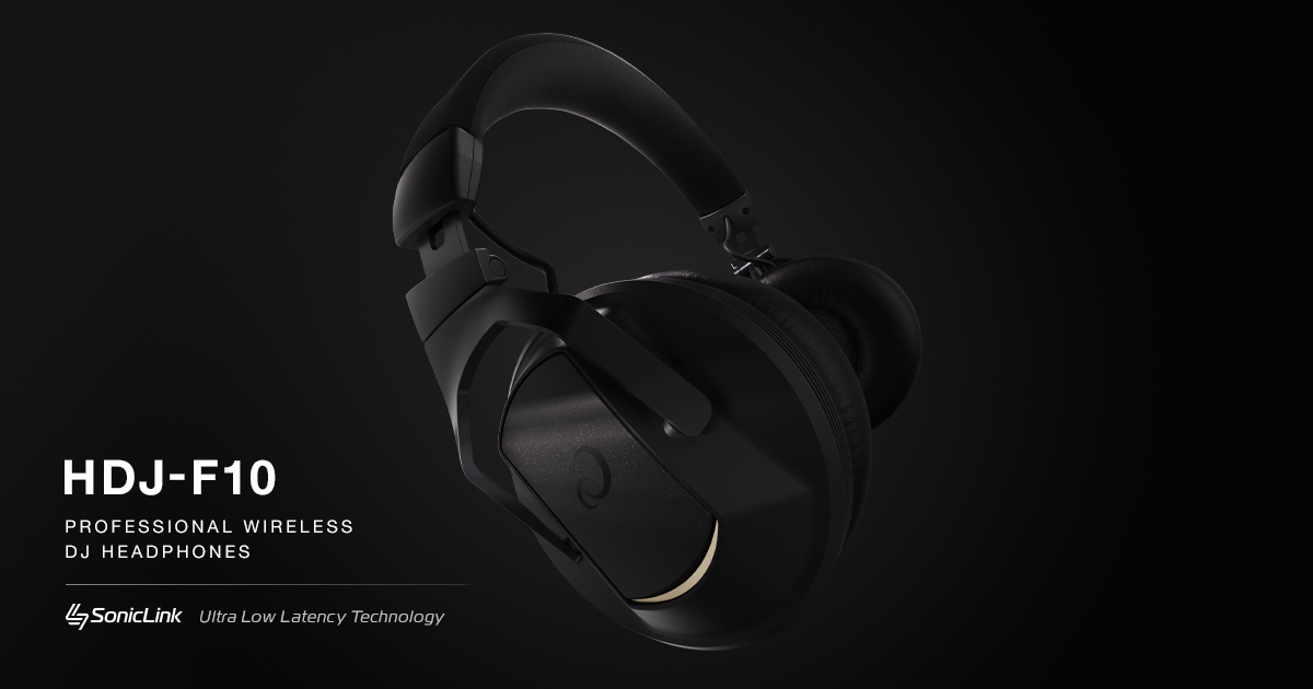 Introducing the HDJ-F10 professional wireless DJ headphones with