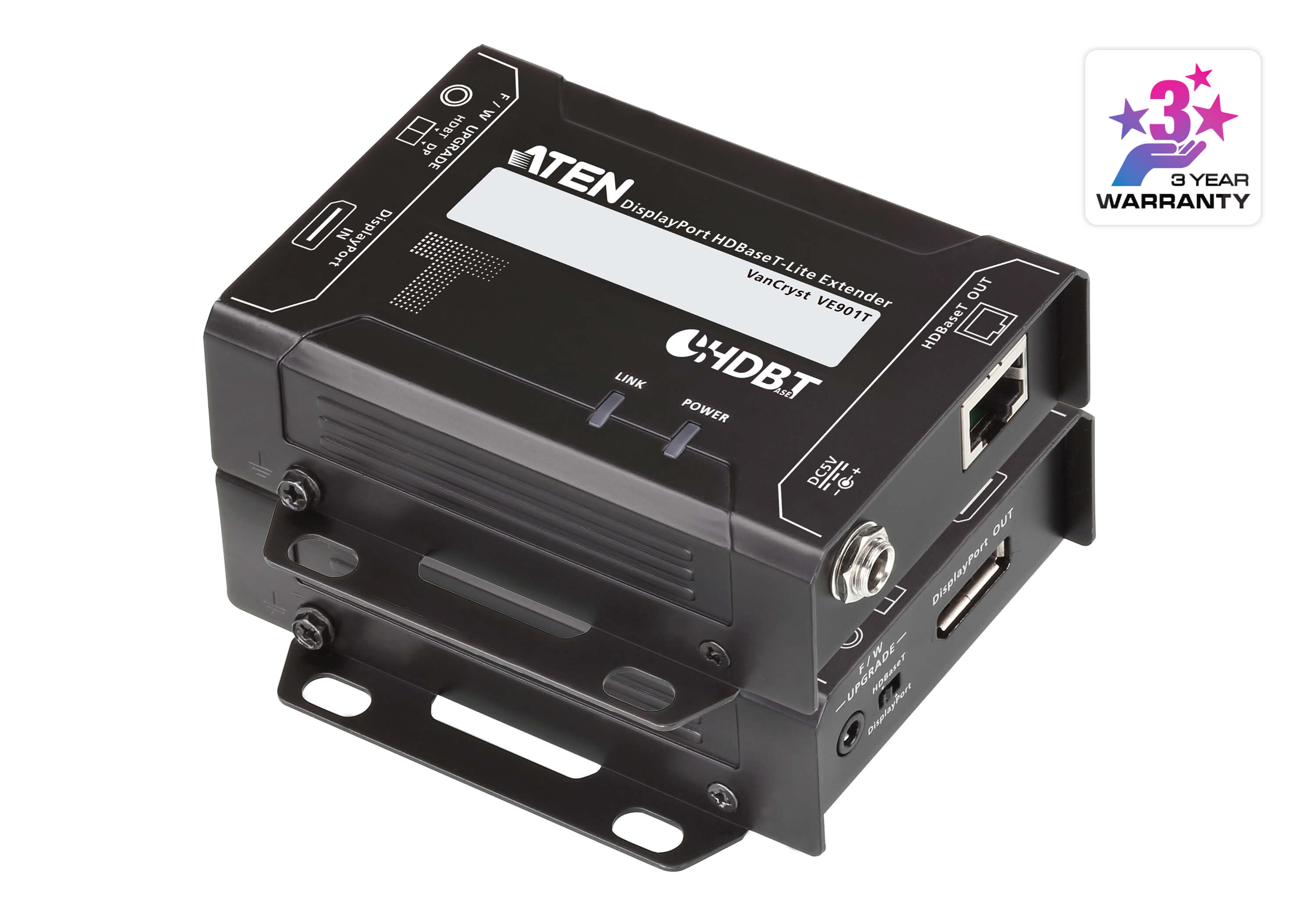 DisplayPortツイストペアケーブルエクステンダー(4K対応) - VE901