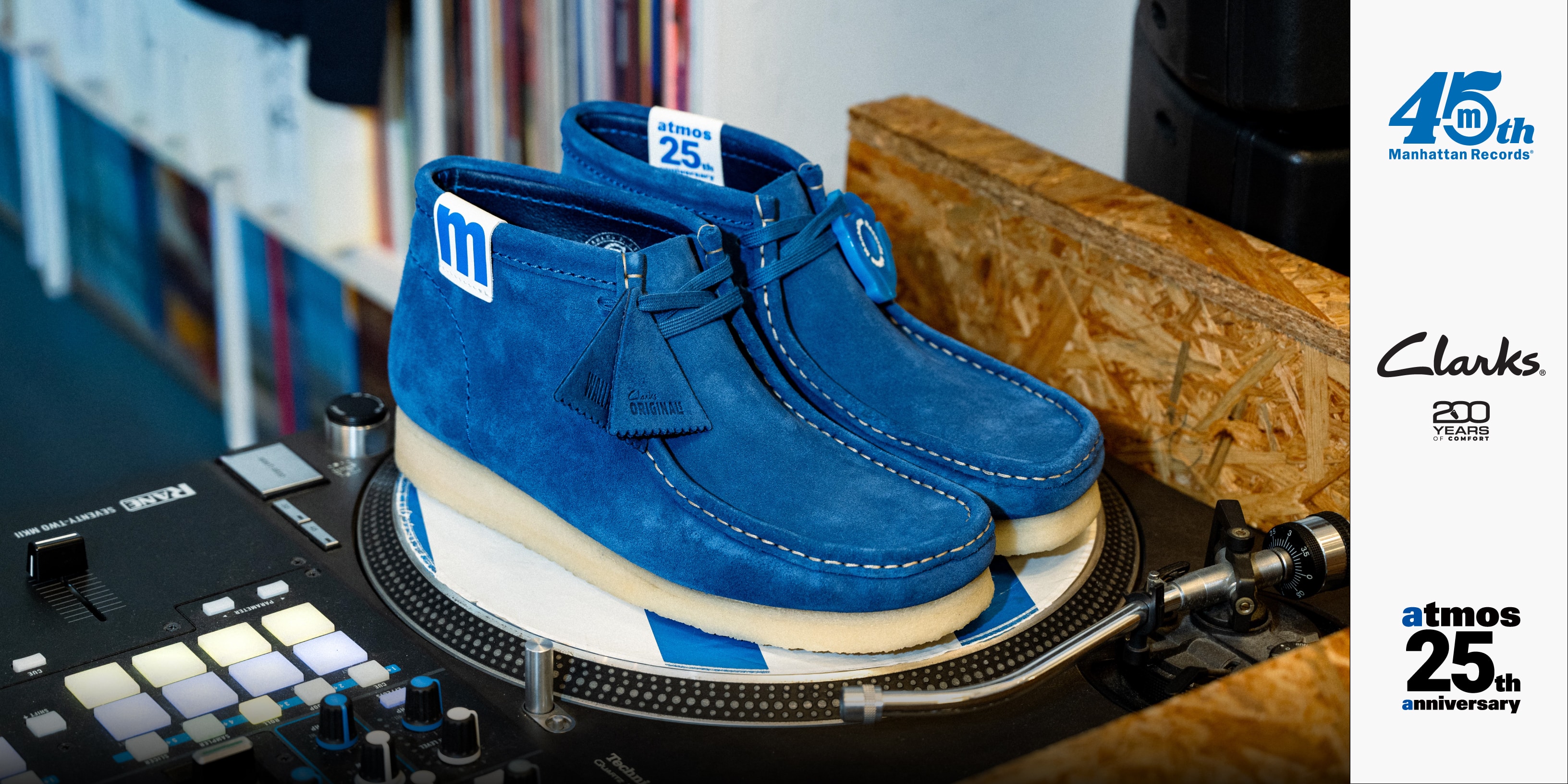 Clarks Wallabee BT Manhattan Records atmos | atmos（アトモス