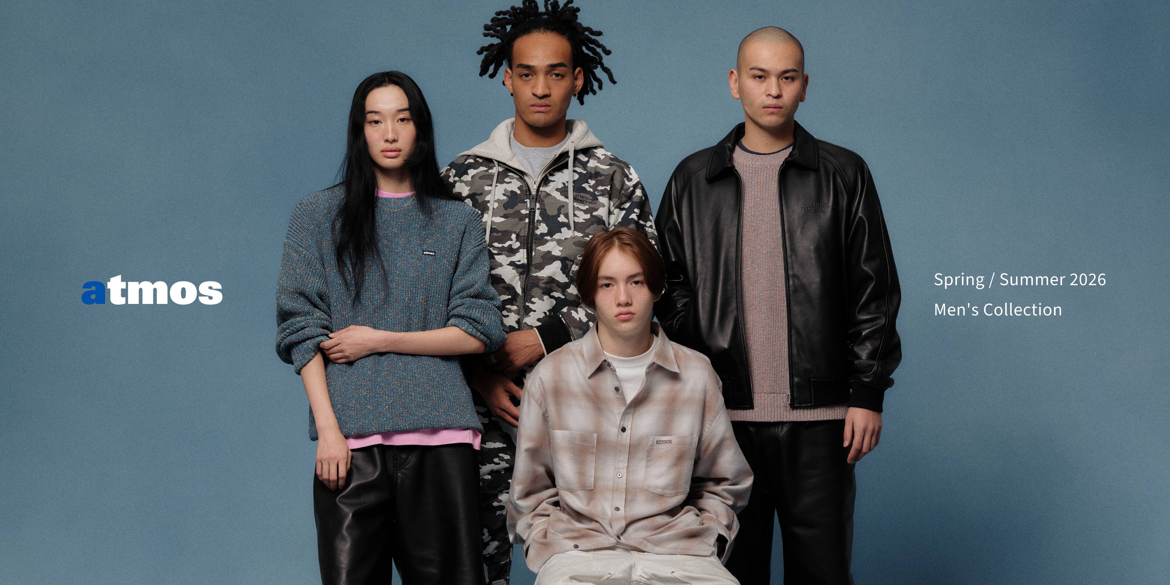 atmos メンズ アパレル 2026 春夏コレクション「Replay: Back to Blue