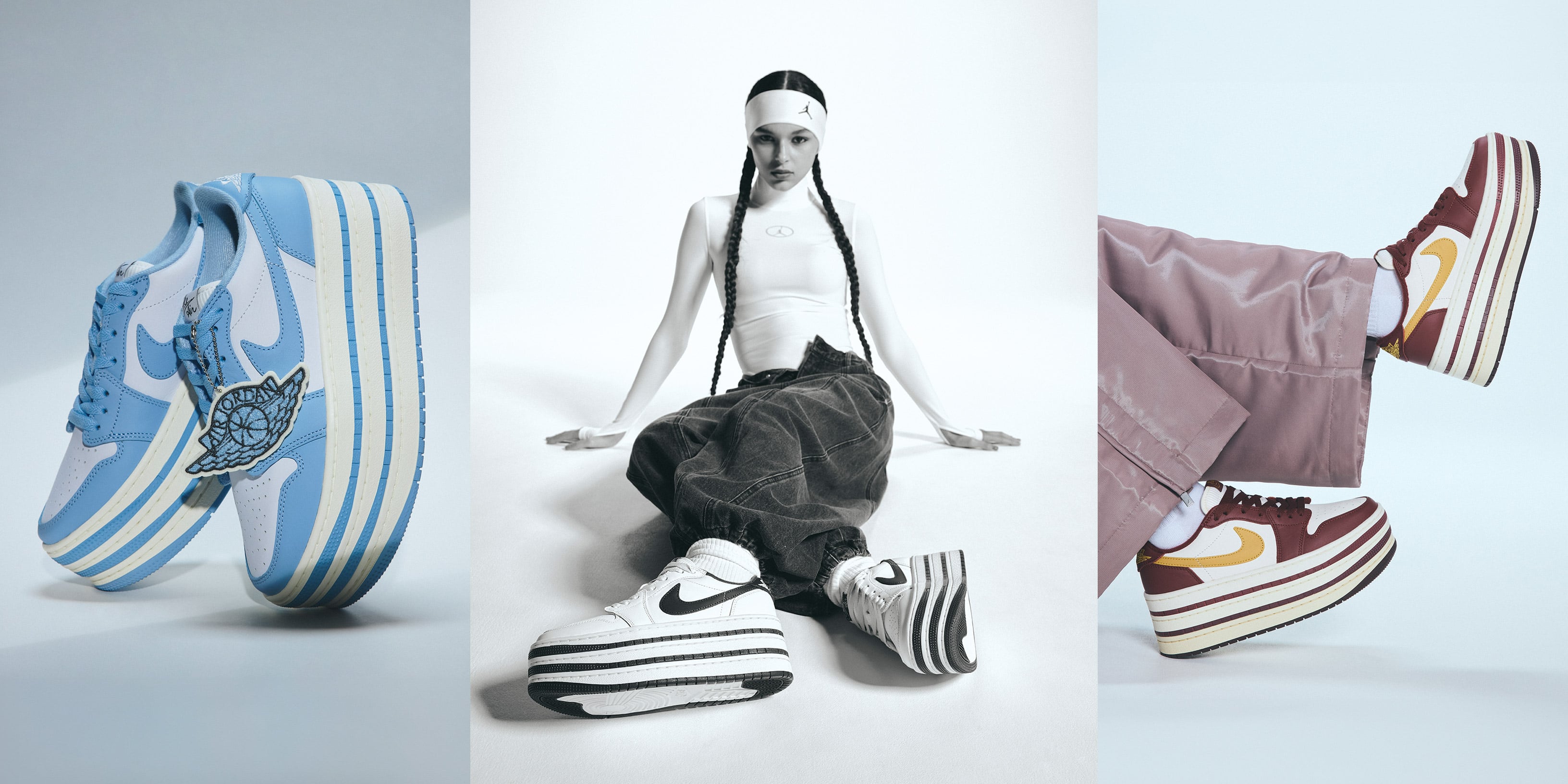 JORDAN BRAND WMNS AIR JORDAN 1 TRIPLE STACK SAIL/ANTHRACITE