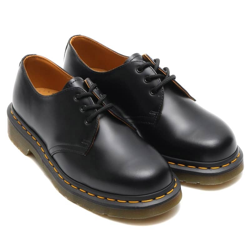 Dr.Martens 1461Z 3 EYE SHOE DMS BLACK SMOOTH BLACK （ドクター