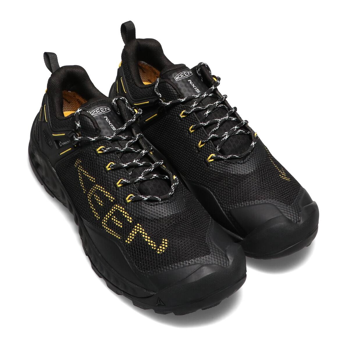 KEEN NXIS EVO WP BLACK/KEEN YELLOW 21FW-I（キーン ネクシス エボ