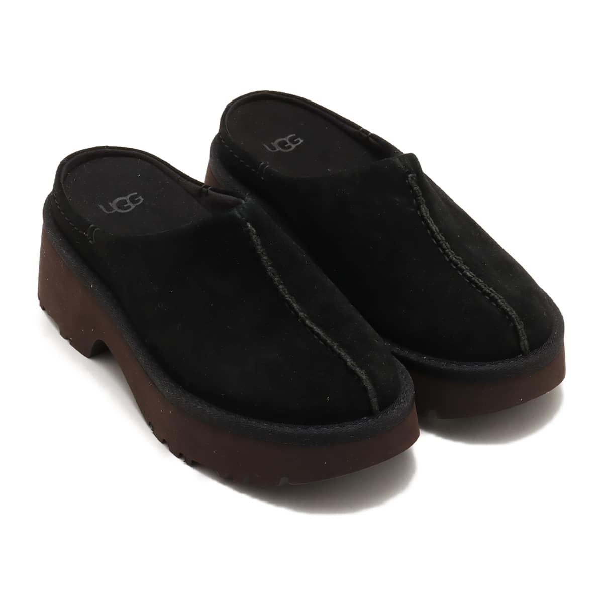 UGG NEW HEIGHTS CLOG BLACK（アグ ニューヘイツ クロッグ-ブラック