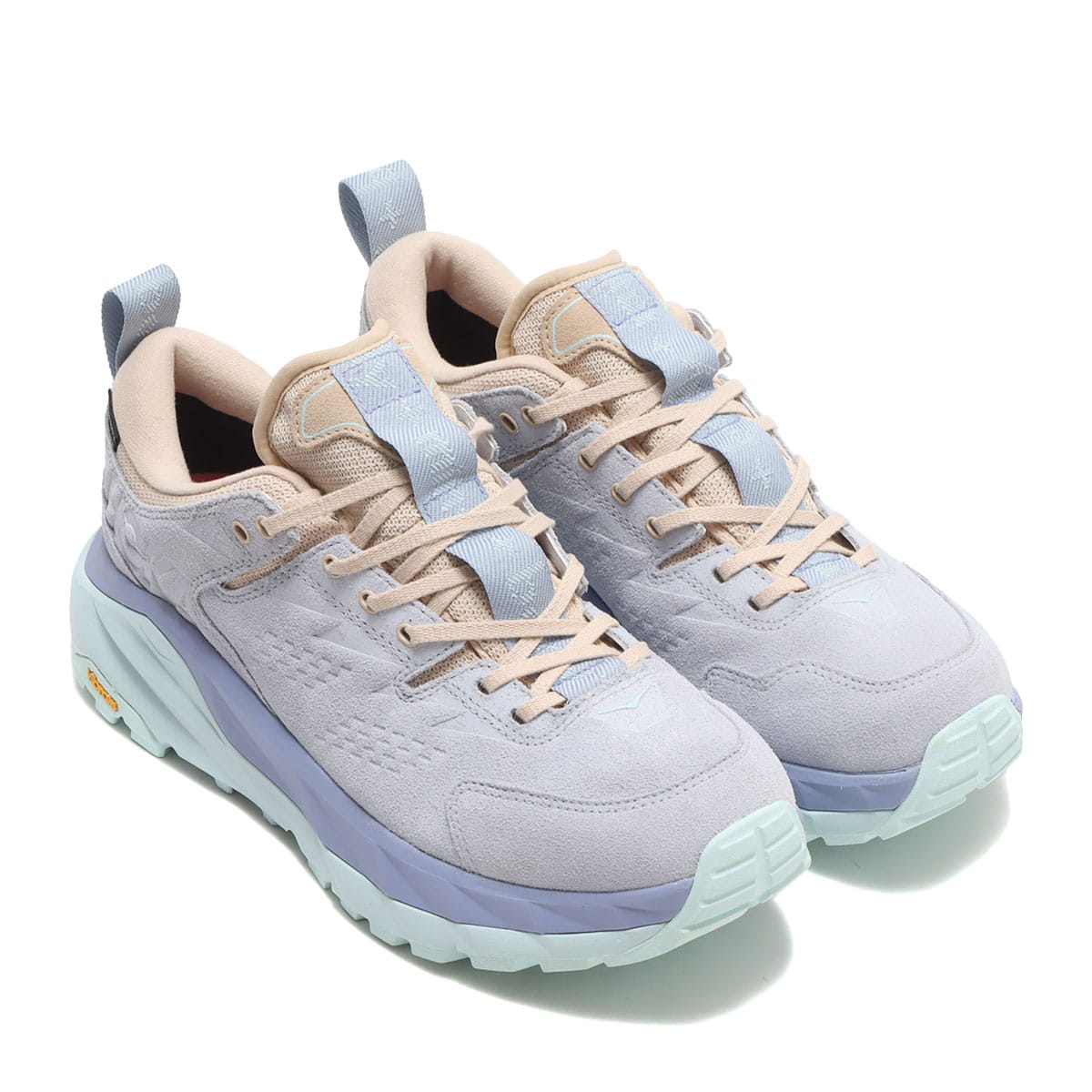 HOKA KAHA LOW GTX MENTAL HEALTH Arctic Ice/Purple Impression（ホカ
