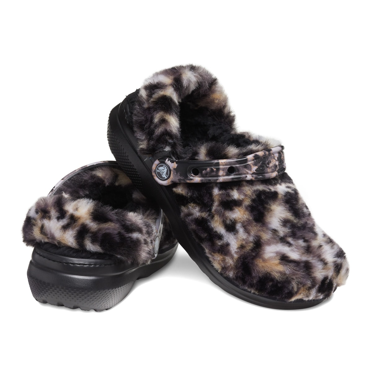 crocs Classic Fur Sure Black/Multi （クロックスクラシック ファー