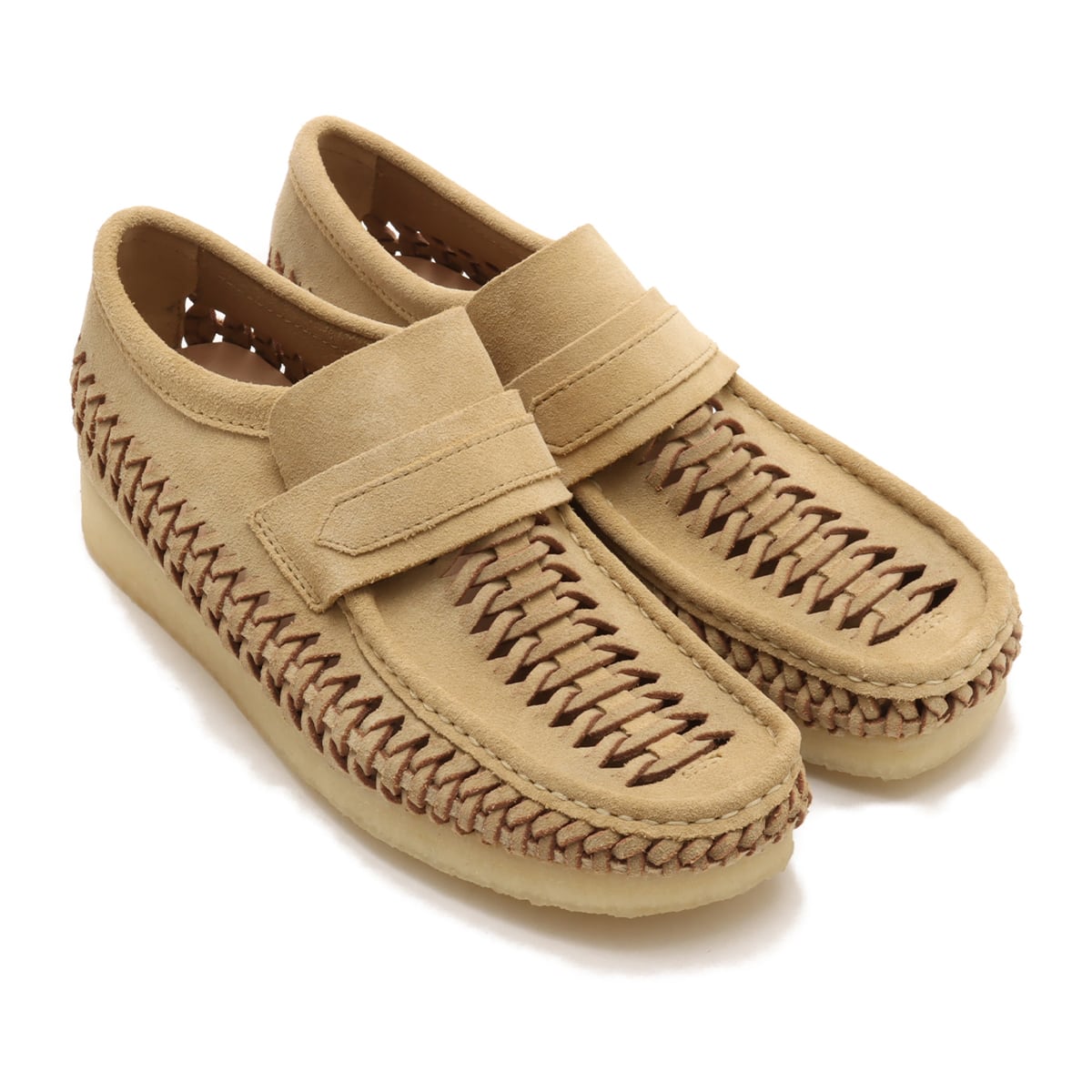 CLARKS WBLoafer Weave Maple Suede 24SP-I（クラークス ワラビー
