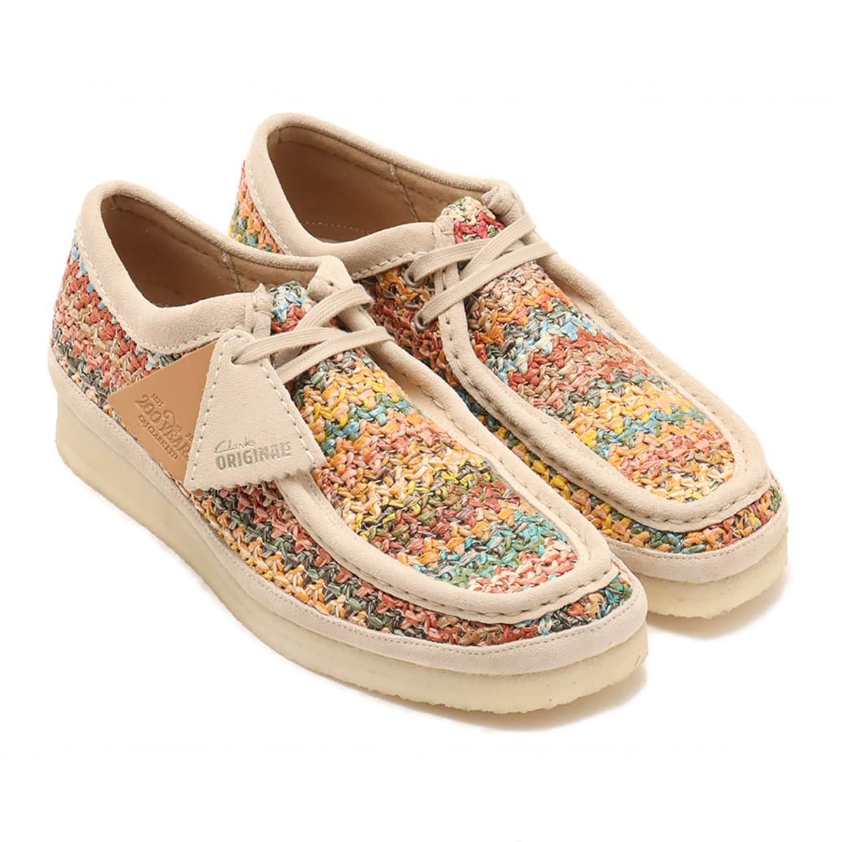 Clarks Wallabee Multi Raffia（クラークス ワラビー-マルチ） | atmos