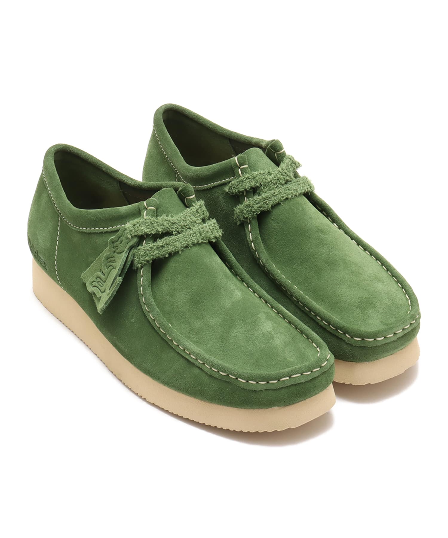 Clarks Wallabee 2604 Green Sde（クラークス ワラビー 2604-グリーン