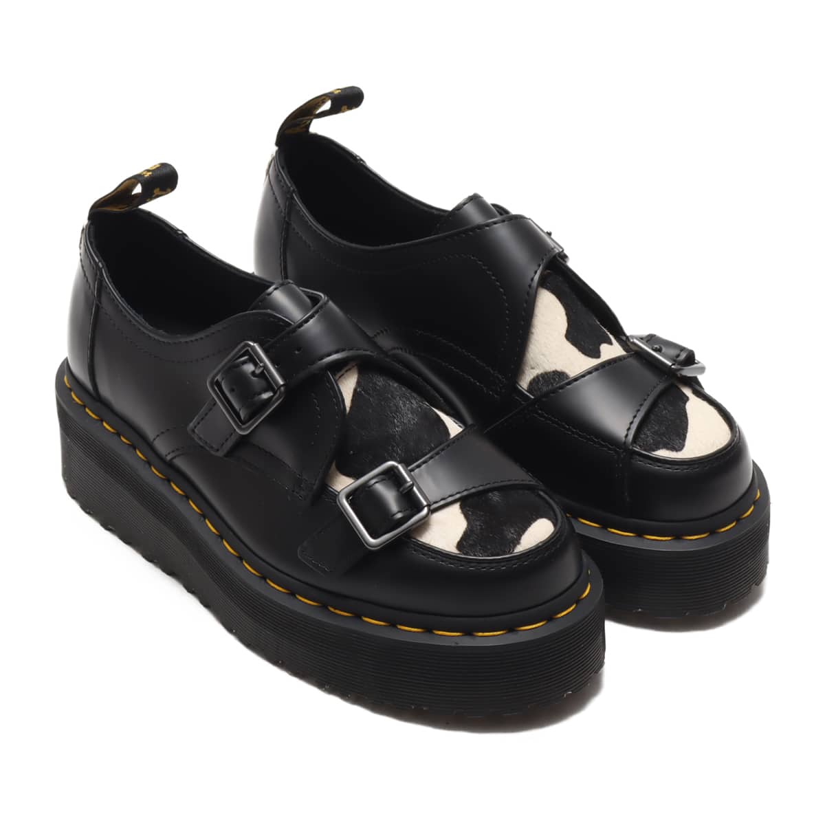 Dr.Martens QUAD CREEPERS SIDNEY DBL MONK BLACK 20FW-I（ドクター