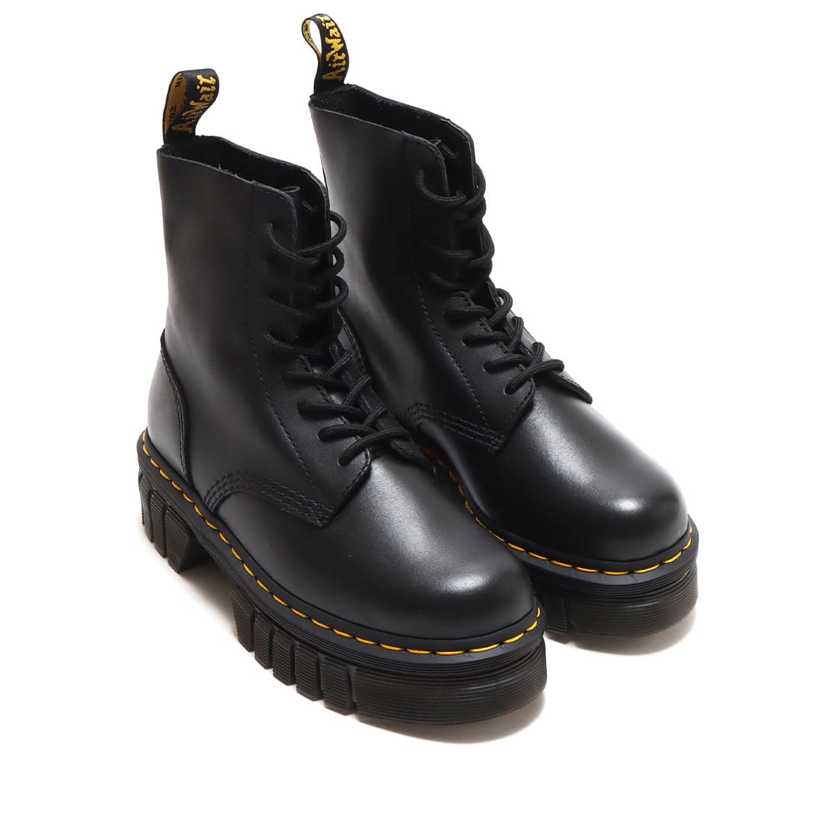 Dr.Martens Audrick 8-Eye Boot Black Nappa Lux BLACK （ドクター