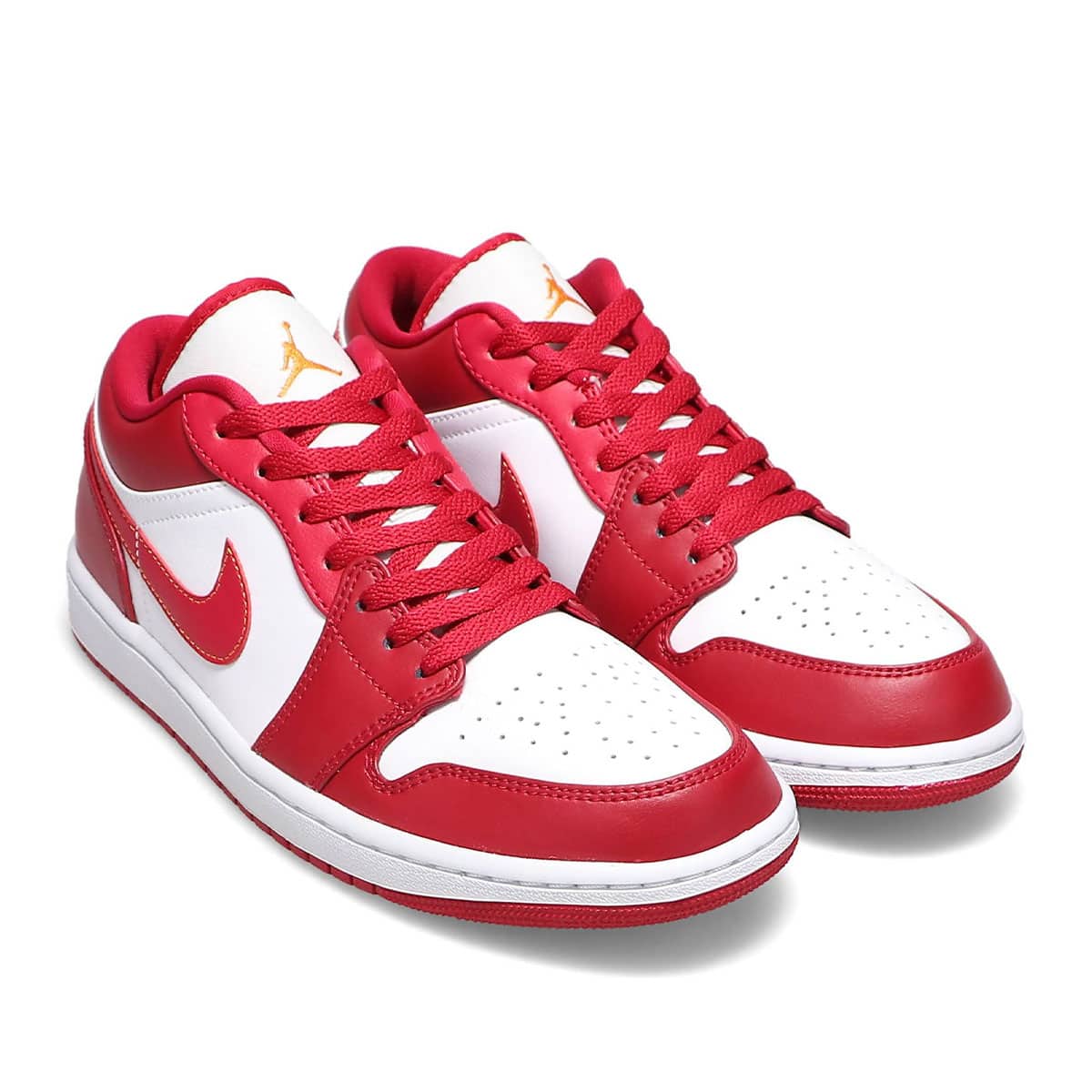JORDAN BRAND AIR JORDAN 1 LOW CARDINAL RED/LIGHT CURRY-WHITE