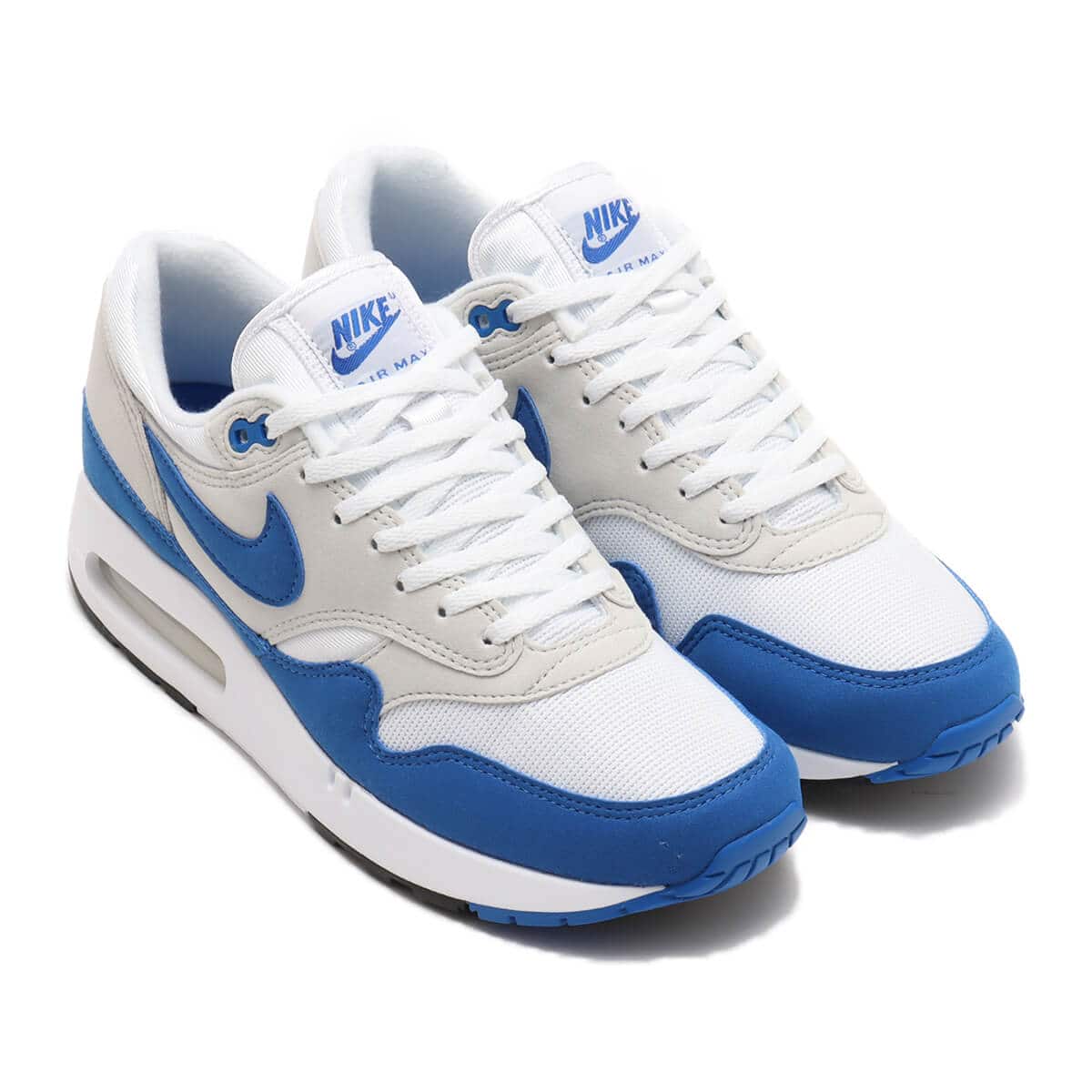NIKE W AIR MAX 1 '86 OG WHITE/ROYAL BLUE-LT NEUTRAL GREY-BLACK