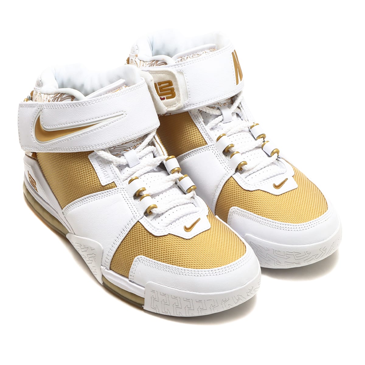 NIKE ZOOM LEBRON II WHITE/METALLIC GOLD-VARSITY CRIMSON 22FA-S
