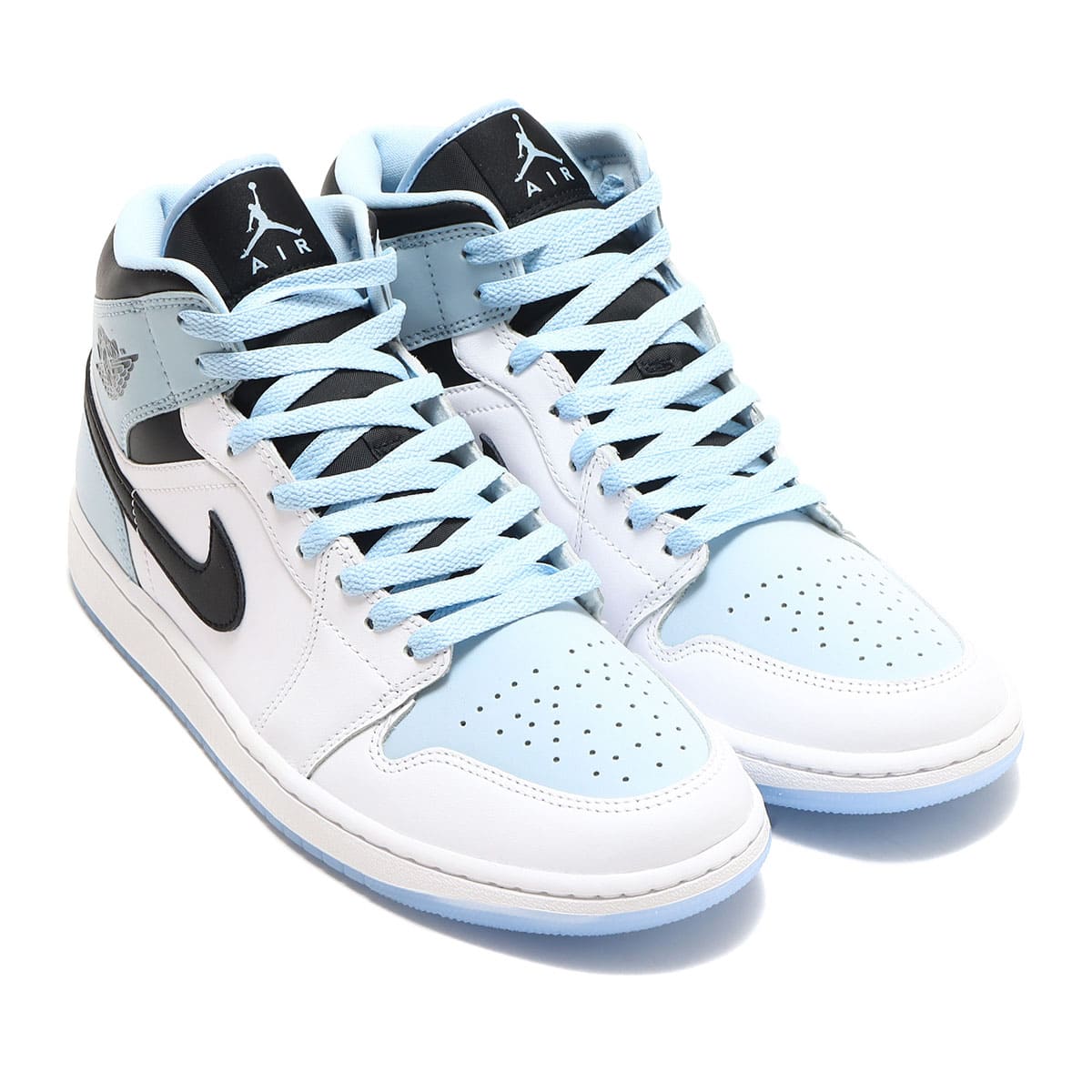 JORDAN BRAND AIR JORDAN 1 MID SE WHITE/ICE BLUE-BLACK 23SP-I