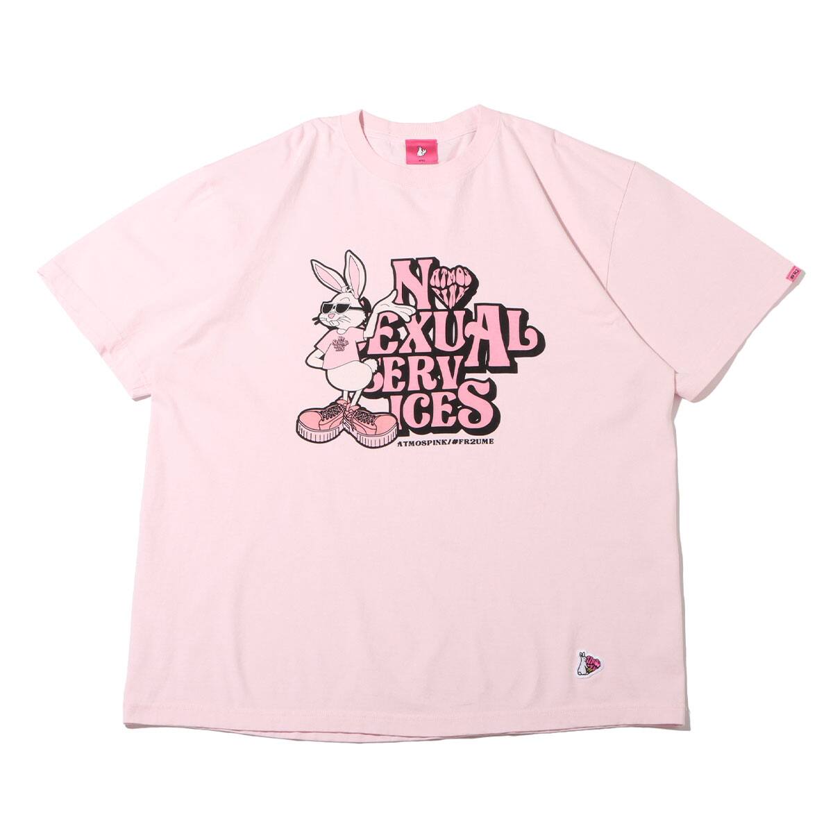FR2UME atmos pink BUNNY MAYZE T-SHIRT PINK（エフアールツーウメ