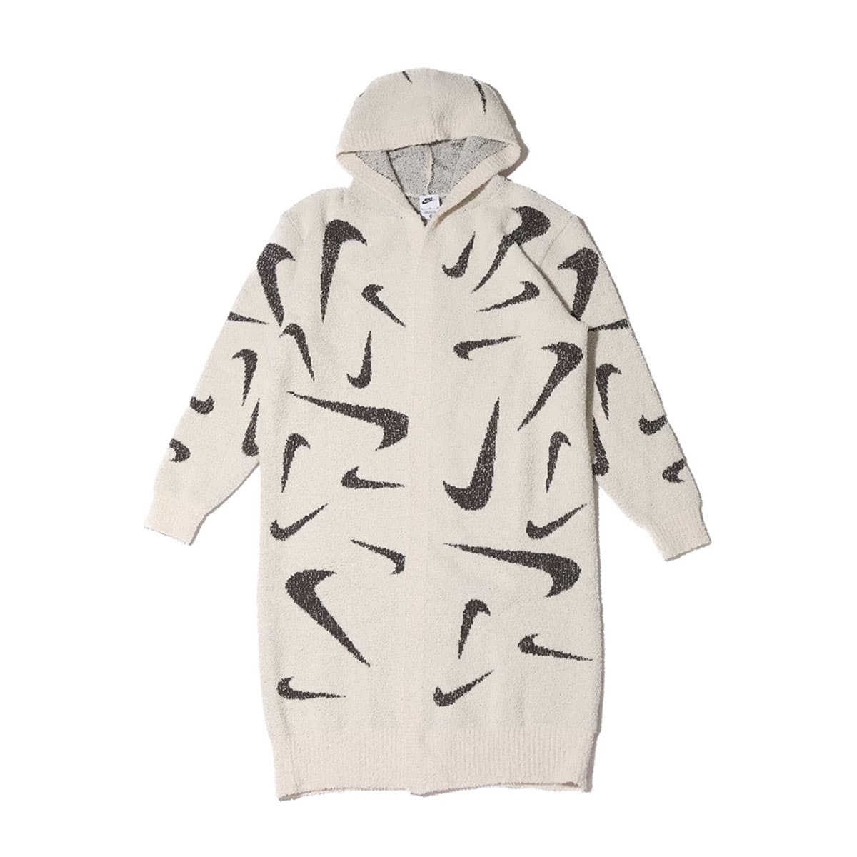 NIKE AS W NSW COZY LOGO AOJ KNIT CA LT OREWOOD BRN/MEDIUM ASH