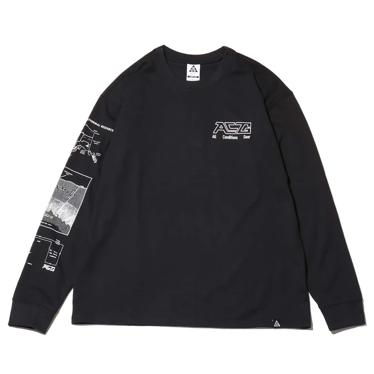 NIKE AS M NRG ACG TEE LS GEOTHERMAL BLACK （AS M NRG ACG TEE LS