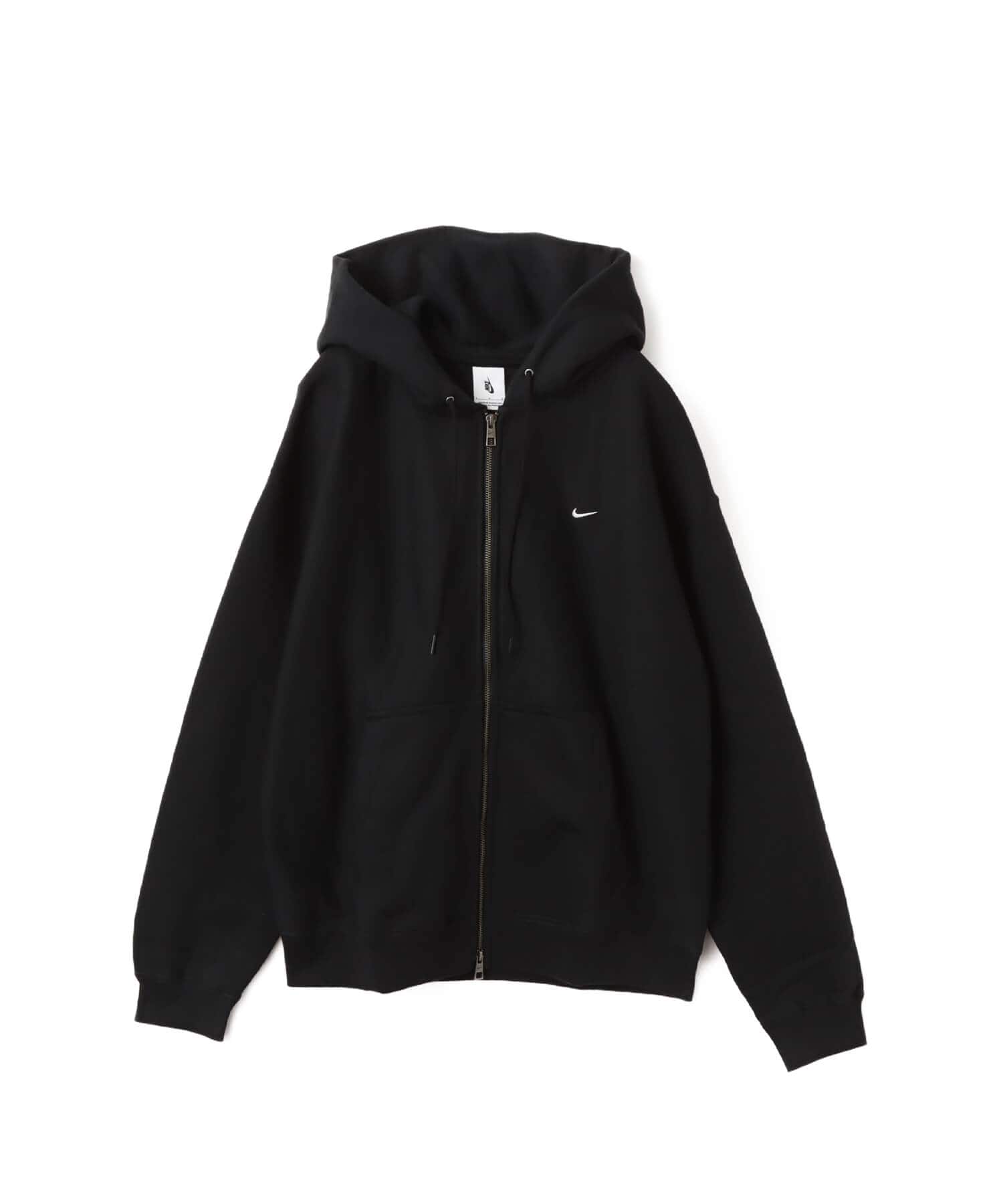 NIKE AS M NL SOLO SWSH BB FZ HOODIE BLACK/BLACK/WHITE（ナイキ NL