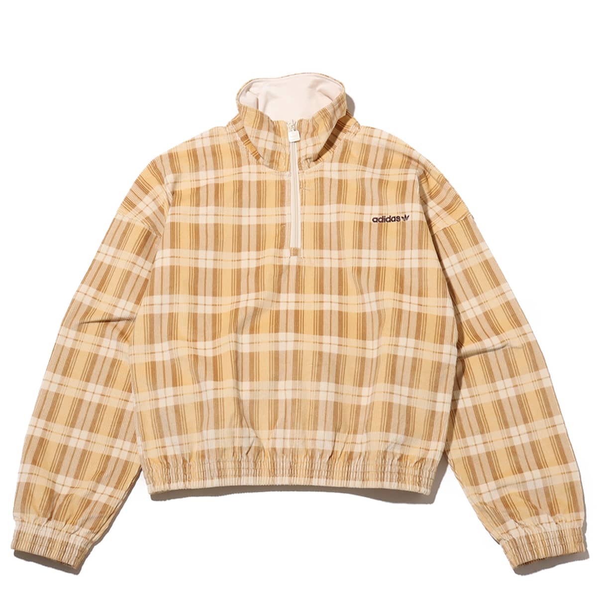 adidas TARTAN HALF ZIP SANSTR/MAGBEI/WONWHI （アディダス タータン