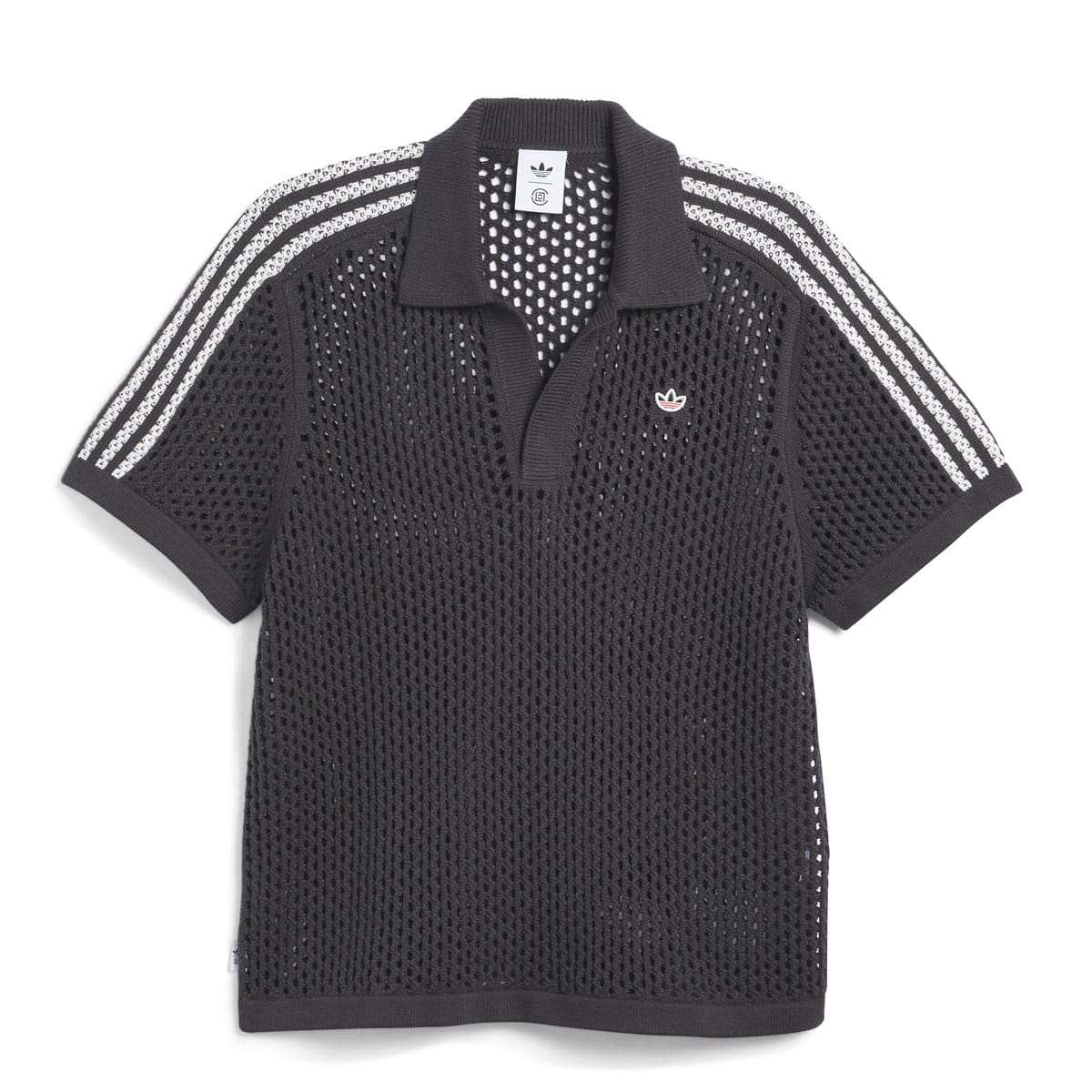 adidas CLOT CROCHET POLO CARBON （アディダス クロット クロシュ