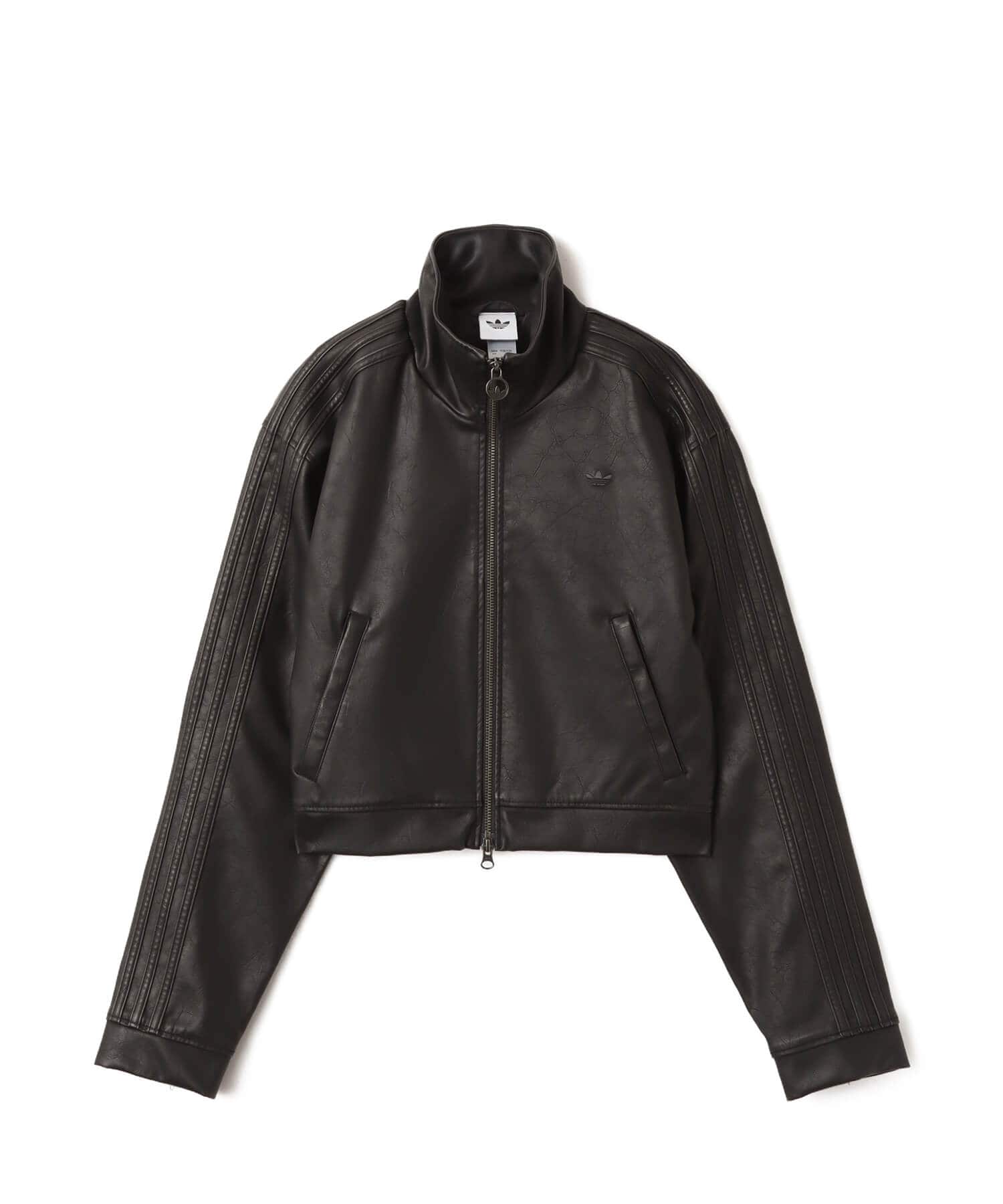 adidas FIREBIRD PLEATHER JACKET ユーティリティブラック（アディダス