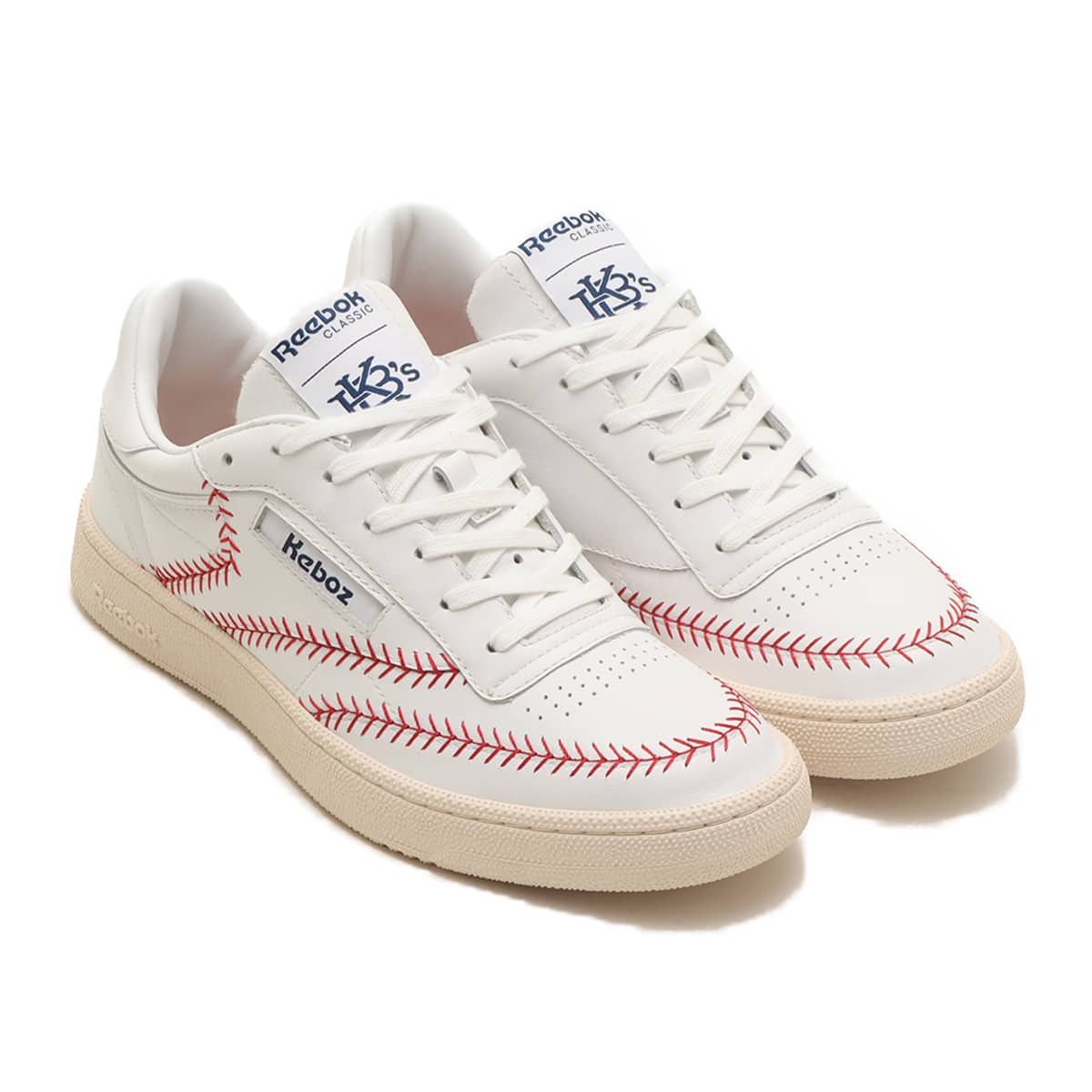 Reebok CLUB C 85 atmos x KEBOZ WHITE（リーボック クラブシー 85