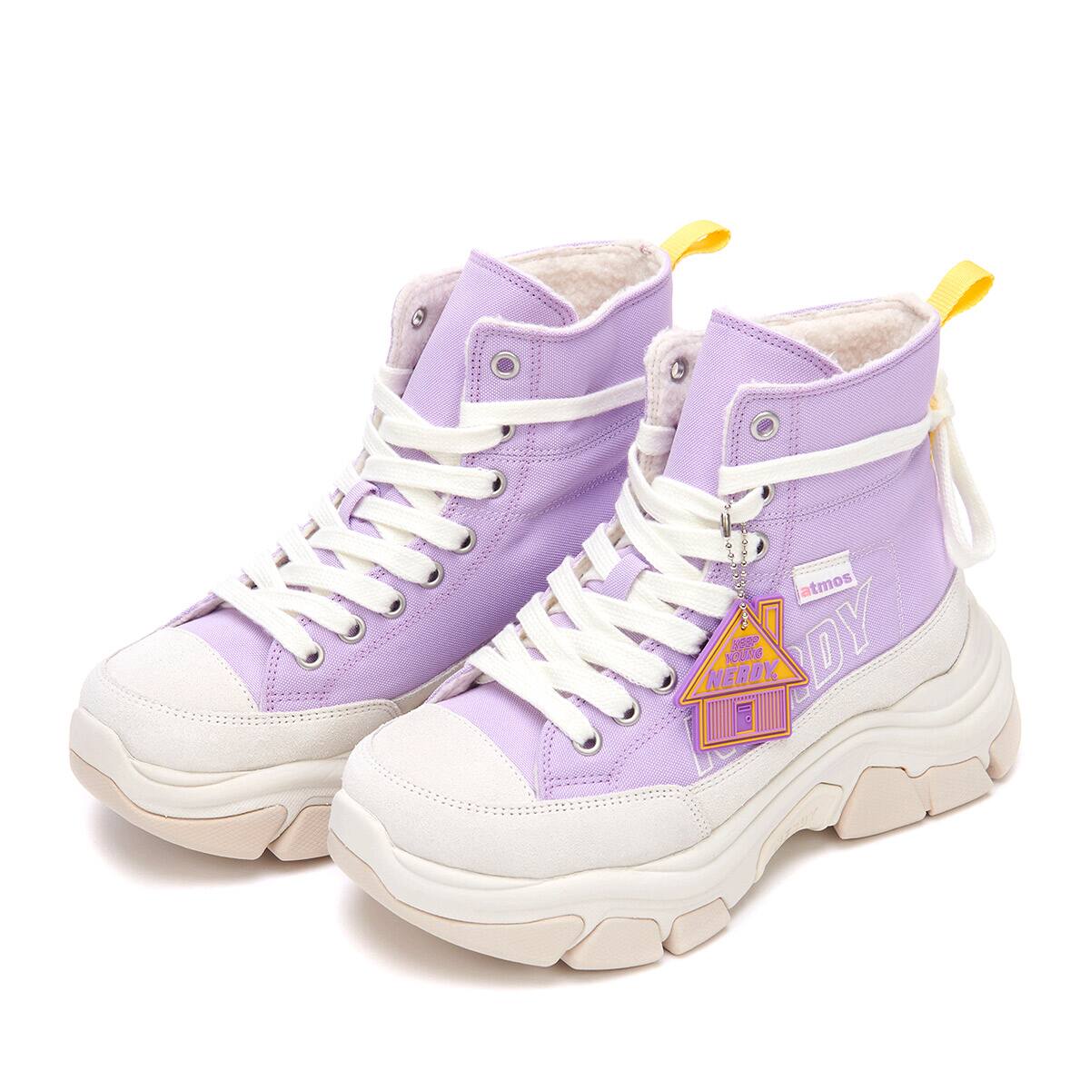 NERDY x atmos pink Fleece Zelig Canvas PURPLE（ノルディー x