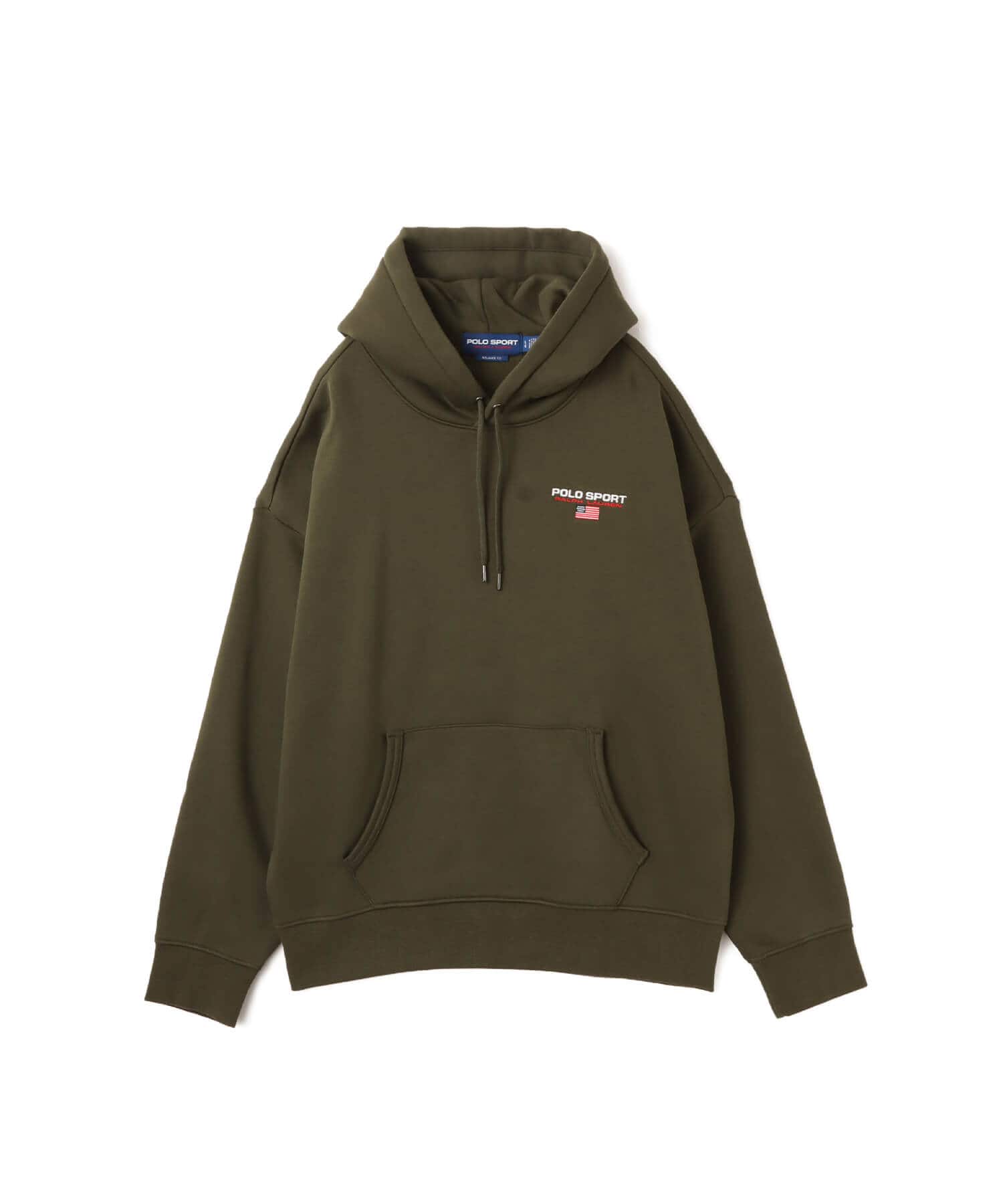 POLO RALPH LAUREN Relaxed Fit Polo Sport Hoodie COMPANY OLIVE