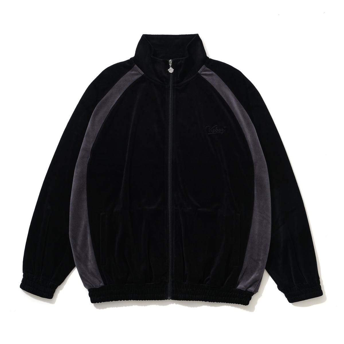 KEBOZ VELOUR TRACK JACKET BLACK 23FA-I（ケボズ ベロア トラック