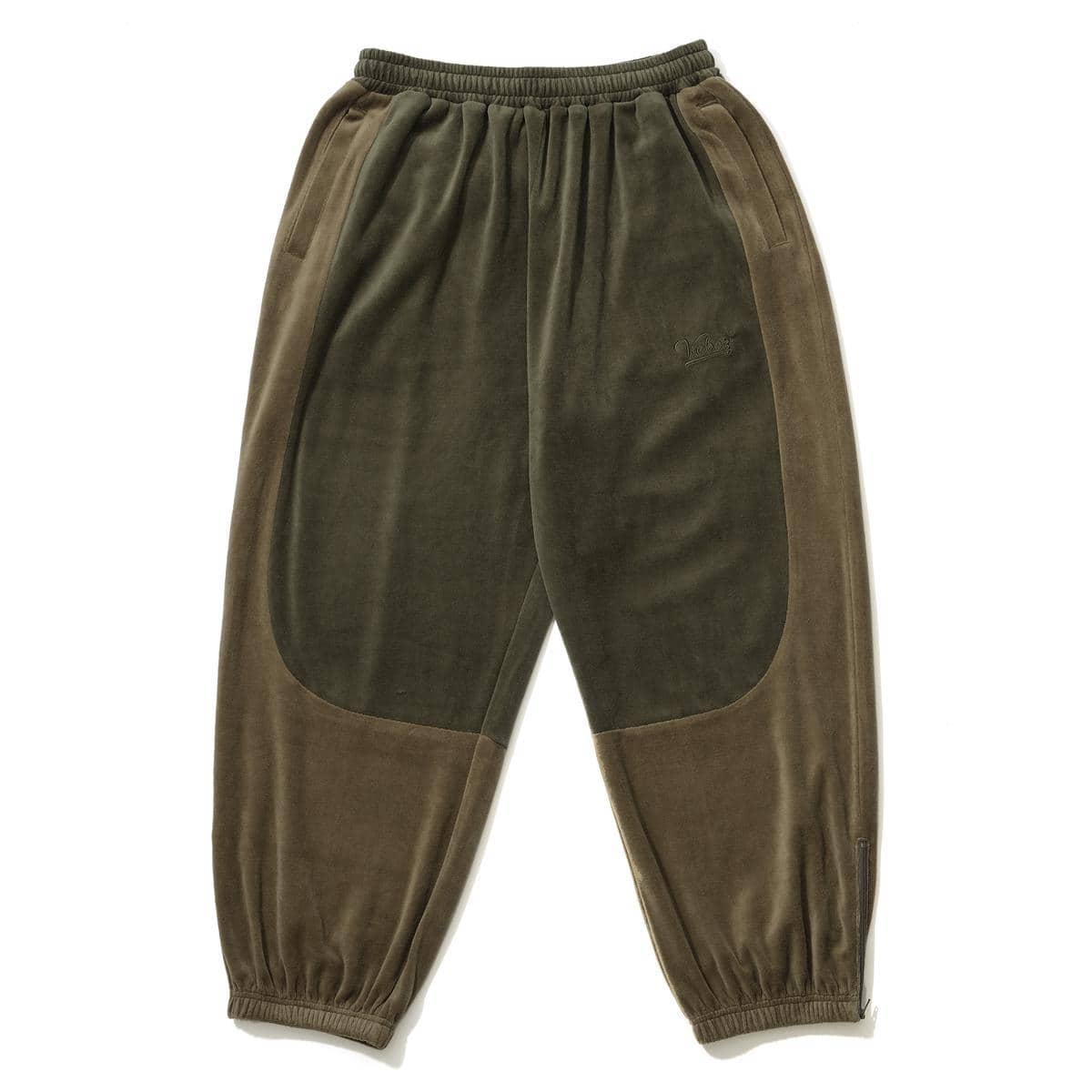 KEBOZ VELOUR TRACK PANTS GREEN 23FA-I（ケボズ ベロア トラック