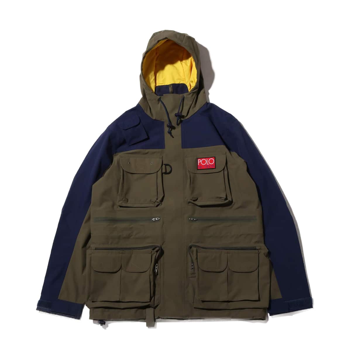 POLO RALPH LAUREN 3L ANORAK-LINED-JACKET GREEN MULTI 18HO-I（ポロ