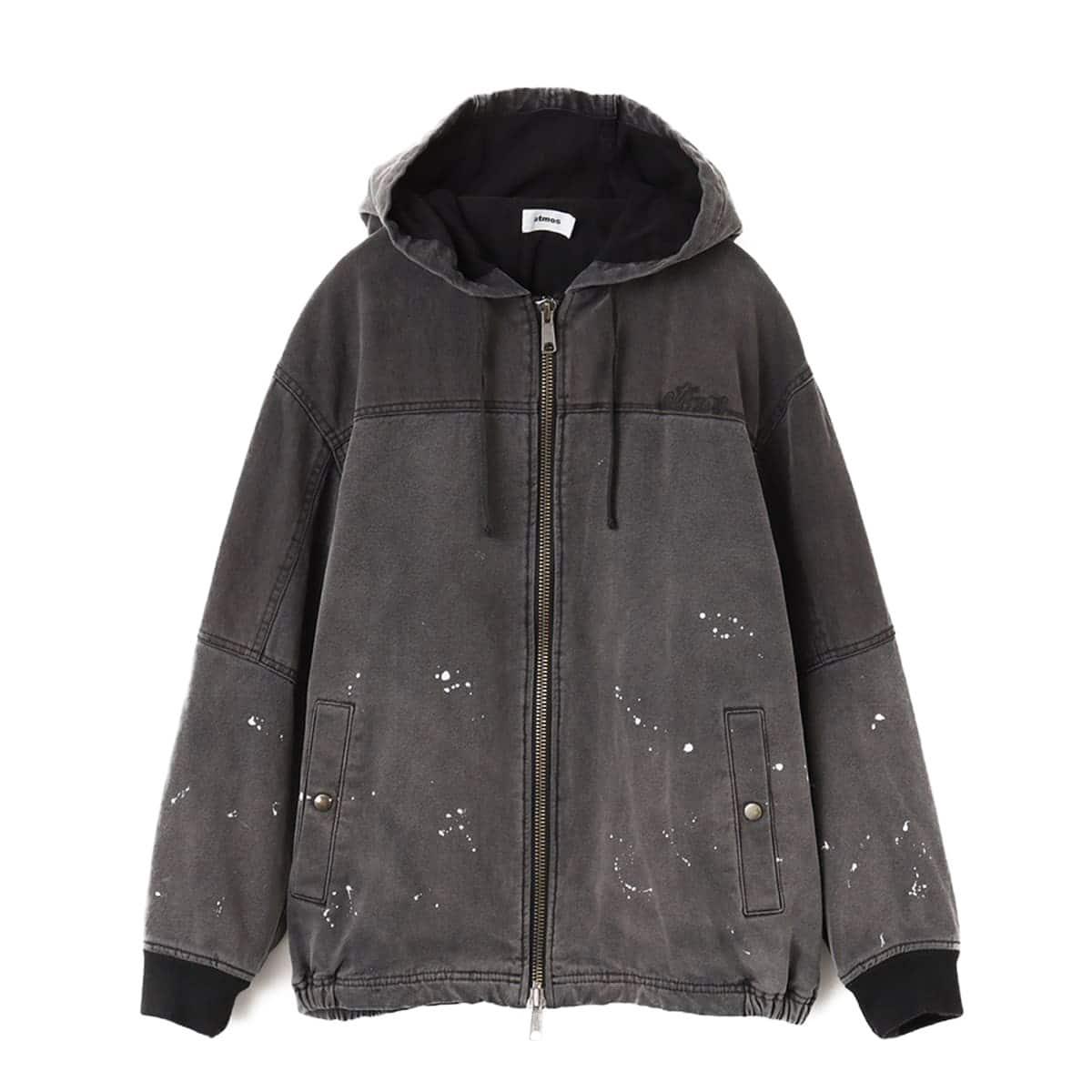 atmos Heavy Duck Zip-Up Work Jacket BLACK（アトモス ヘビー ダック