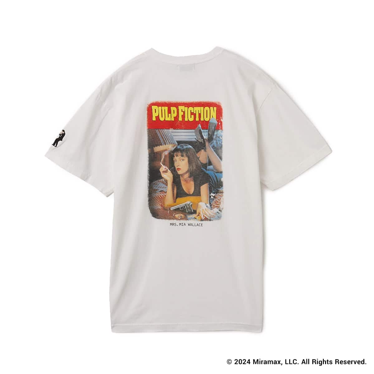 GOOD ROCK SPEED x atmos PULP FICTION Back Print T-shirt WHITE