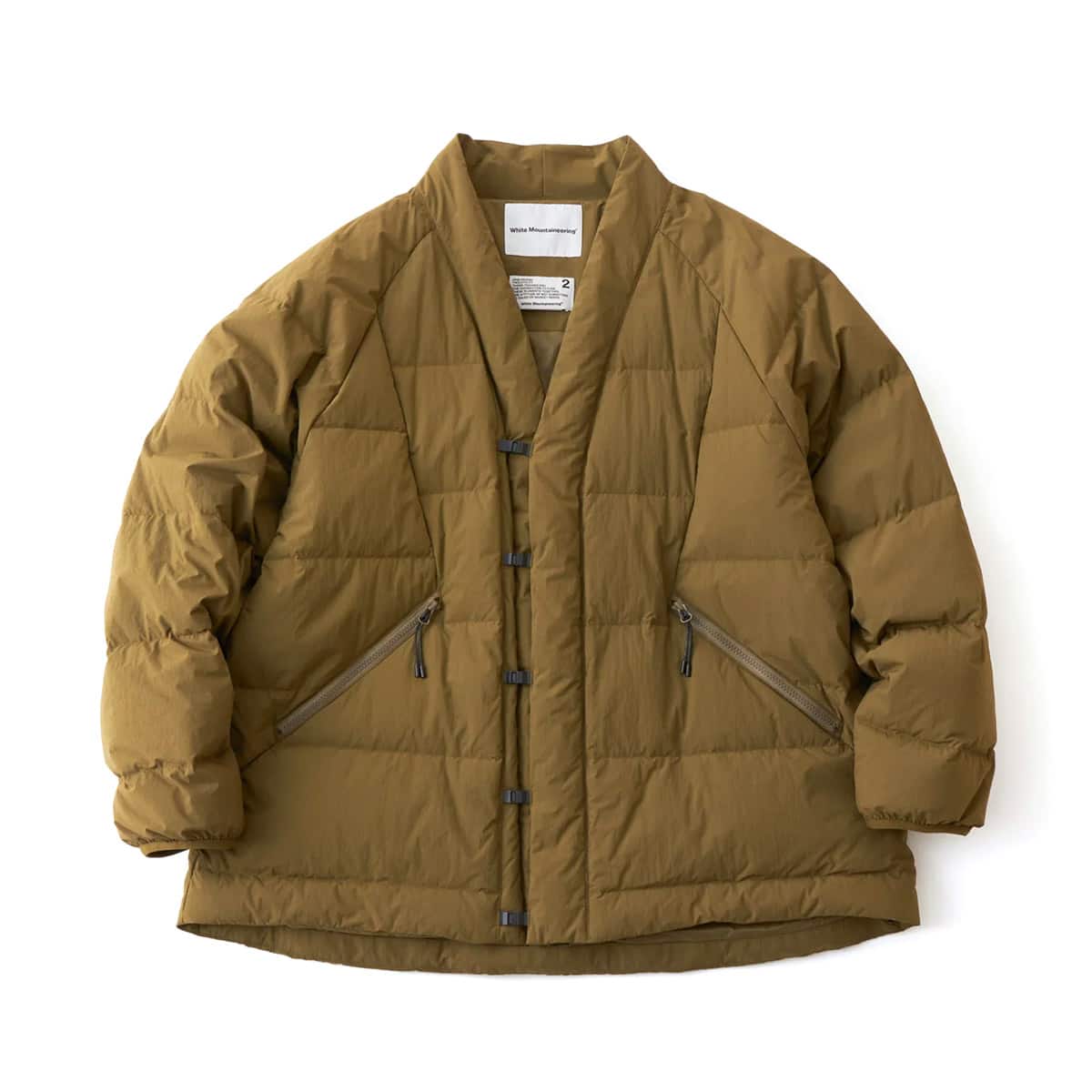WHITE MOUNTAINEERING x TAION HANTEN DOWN JACKET KHAKI（ホワイト