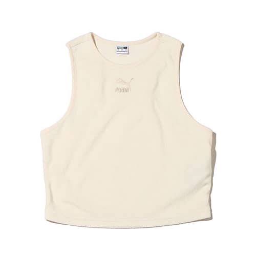 PUMA CLASSICS TOWELING CROP TOP PRISTINE（プーマ クラシックス
