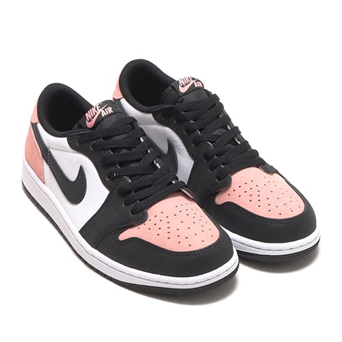 JORDAN BRAND AIR JORDAN 1 RETRO LOW OG BLACK/BLEACHED CORAL-WHITE