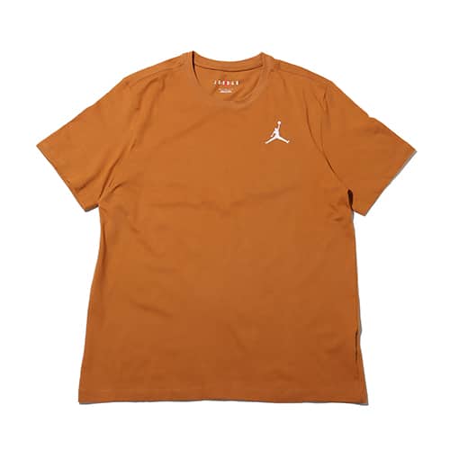 JORDAN BRAND M J JUMPMAN EMB SS CREW DESERT BRONZE/WHITE