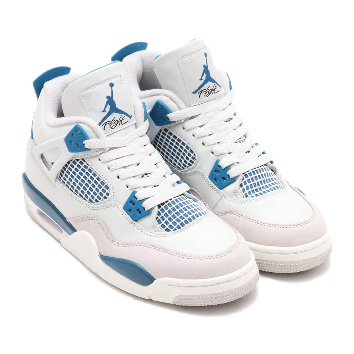 JORDAN BRAND AIR JORDAN 4 RETRO OFF WHITE/MILITARY BLUE-NEUTRAL