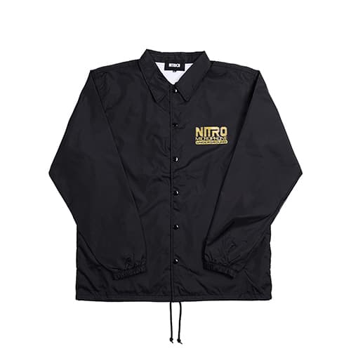 NITRO MICROPHONE UNDERGROUND SPECIAL FORCE LOGO COACH JACKT SILVER