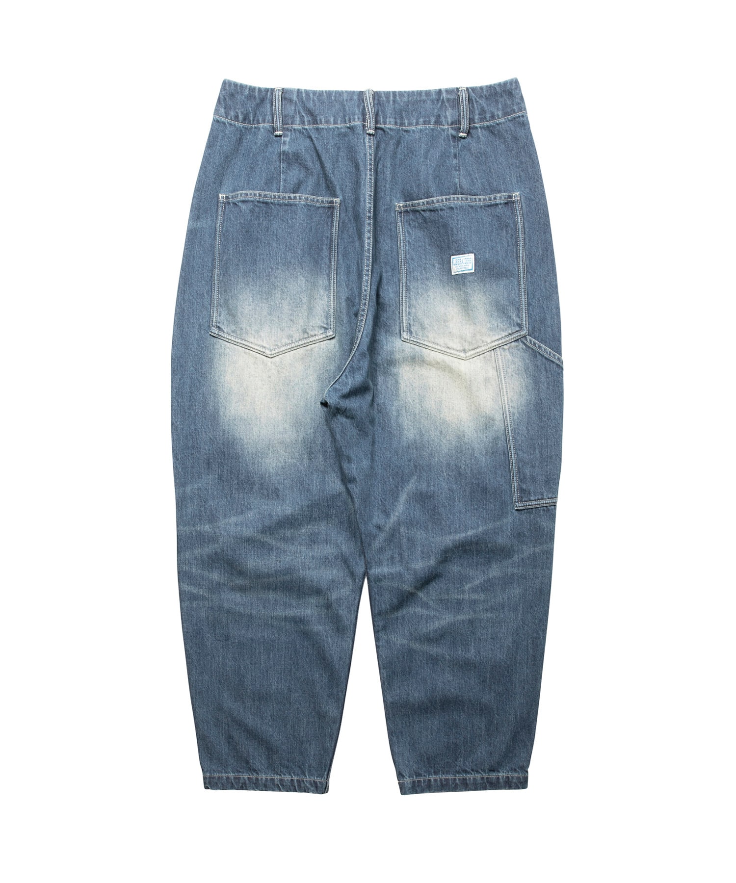 LIBERAIDERS DENIM SARROUEL PANTS BLUE（リベレイダース デニム