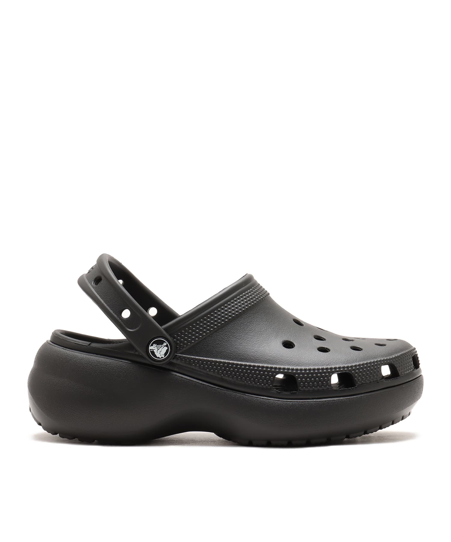 crocs Classic Platform Clog W Black（クロックスクラシック