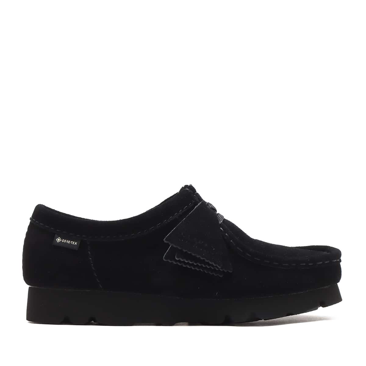 Clarks Wallabee.GTX Black Suede BLACK SUEDE 23FA-I（クラークス