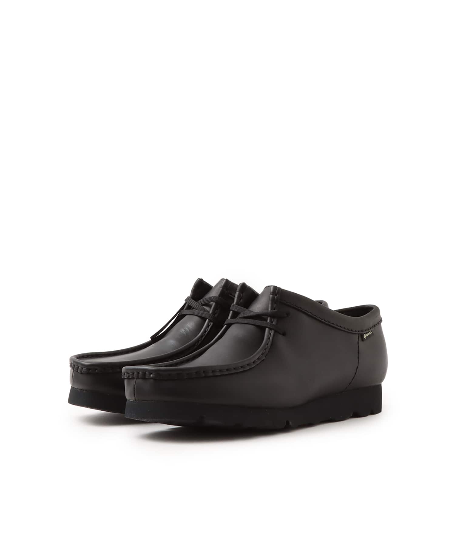 CLARKS Wallabee GTX Black / Black Leather（クラークス ワラビー GTX